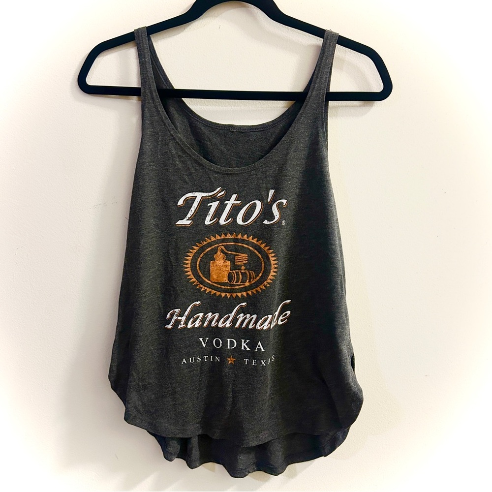 Tito's Handmade Vodka Gray Tank Top